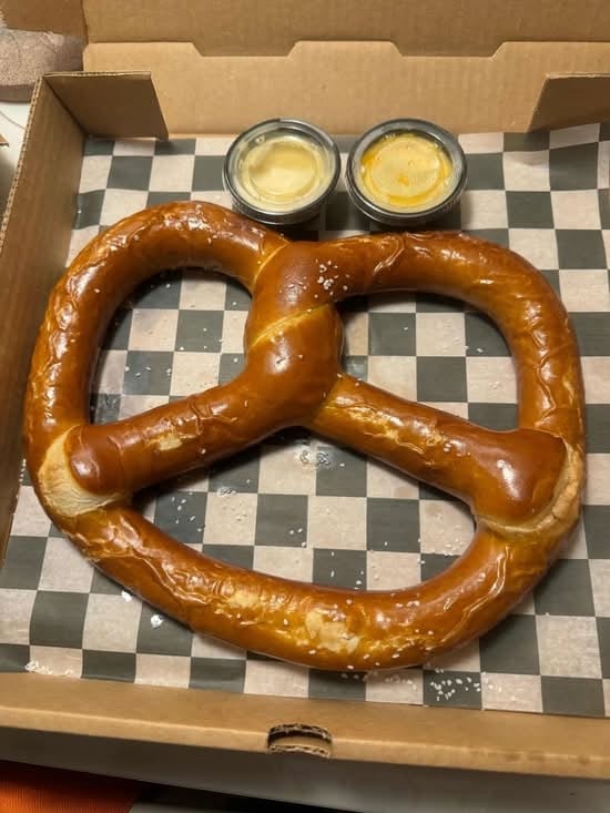 Field Goal Pretzel.